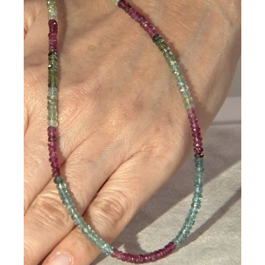 Turmalin-Collier – multicolor