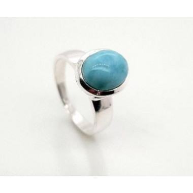 Ring Larimar – 925er Silber