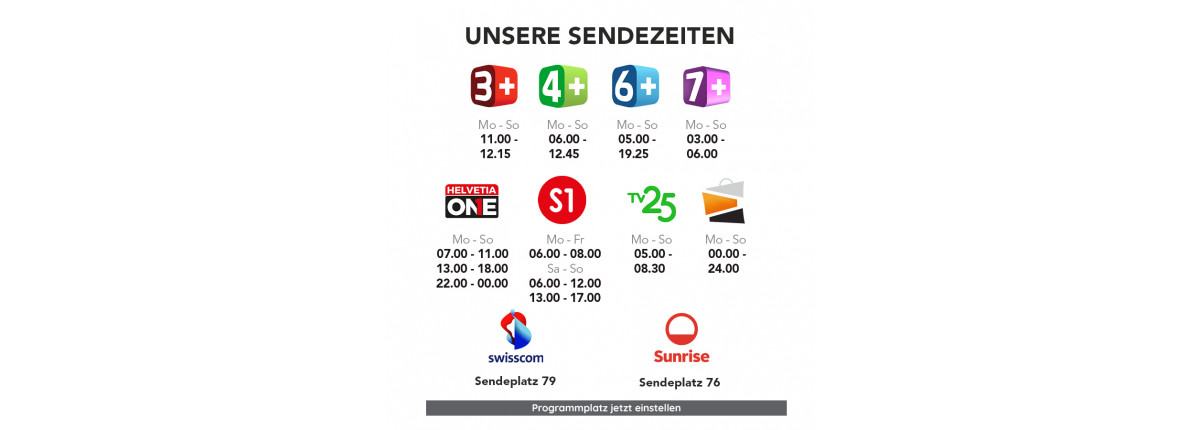 Eigener Sendeplatz