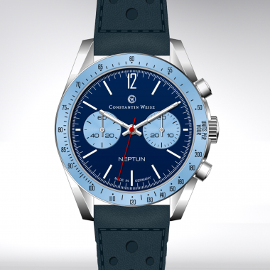 Chronograph "Neptun" Handaufzug – 22B858CW ES blue 