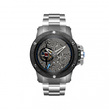 CURIOSITY EVOLUTION – Damascus Steel – Automatic, Limited Edition