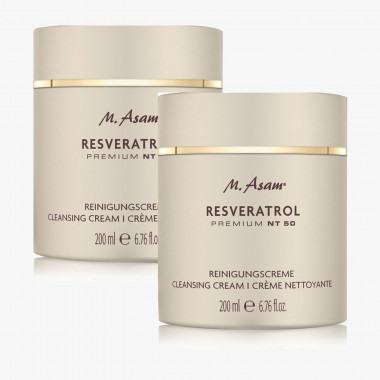 RESVERATROL PREMIUM NT50® Reinigungscreme Duo – 2 x 200 ml