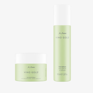VINO GOLD 24h-Creme – 200 ml + The Serum – 100 ml – SONDERGRÖSSEN