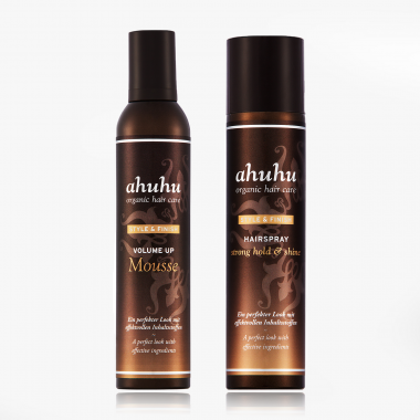 STYLE & FINISH Set: Mousse + Haarspray – je 300 ml
