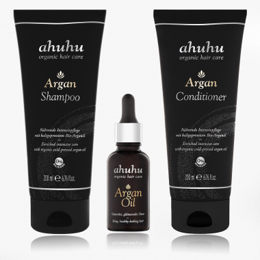 ARGAN Set: Shampoo – 200 ml + Conditioner – 200 ml + Oil – 30 ml