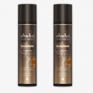 STYLE & FINISH Haarspray mit Bio-Coffein Duo – 2 x 300 ml 