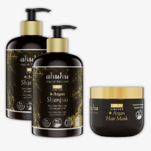 GOLD LIMITED ARGAN Set: 2 x Shampoo – 500 ml + Hair Mask – 150 ml 