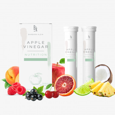 APPLE VINEGAR mit Stevia – 40 Brausetabletten