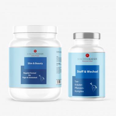 Slim-Beauty-Stoffwechsel Set – 560 g + 90 Kapseln