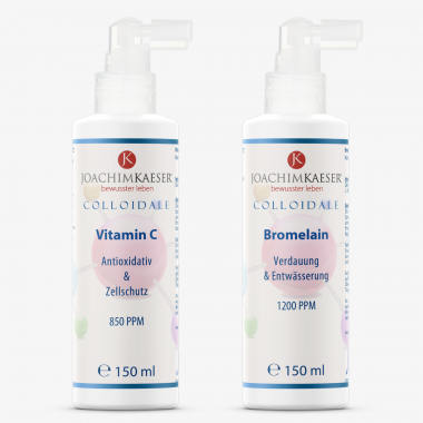 Kolloidales Duo – Vitamin C & Bromelain – je 150 ml