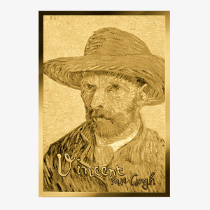 Coincard Vincent van Gogh – IV – Selbstbildnis mit Strohhut