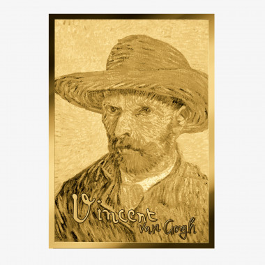 Coincard Vincent van Gogh – IV – Selbstbildnis mit Strohhut