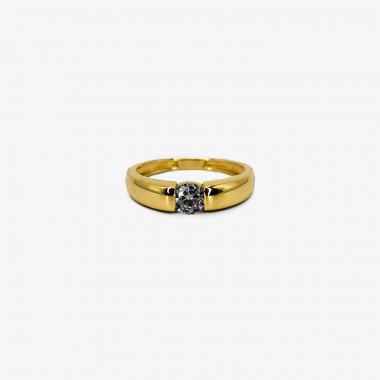 Ring Zürich – 585er Gelbgold, 0,5 ct Brillant