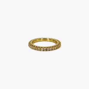 Memory-Ring Modell Eve – 410er Gelbgold mit insgesamt 1 ct Brillanten