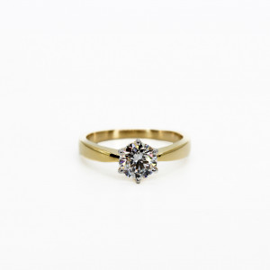 Ring Vivienne – 585er Gelbgold, 1 ct Brillant