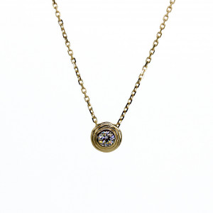Kette Juliette – 585er Gelbgold, 0,2 ct Brillant-Anhänger