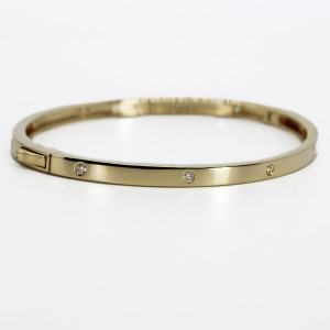 Armreif Emely – 585er Gelbgold, 0,3 ct Brillanten