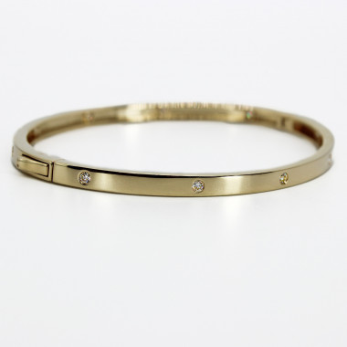 Armreif Emely – 585er Gelbgold, 0,3 ct Brillanten
