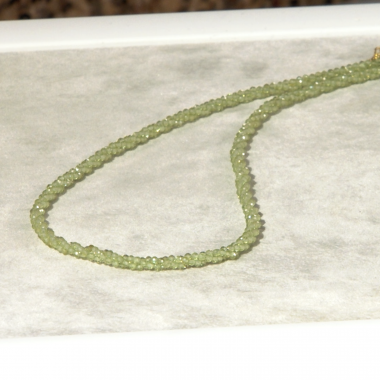 Peridot Collier – 925er Silber