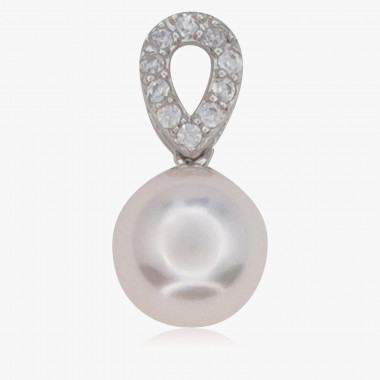Anhänger feine Akoya Perle   925er Silber