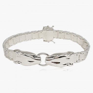 Armband Panther – 950er Silber Sonderlegierung – Riccio-Design