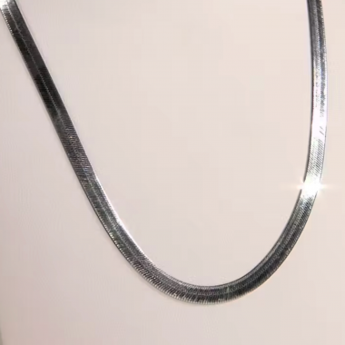 Herringbone-Collier – 925er Silber