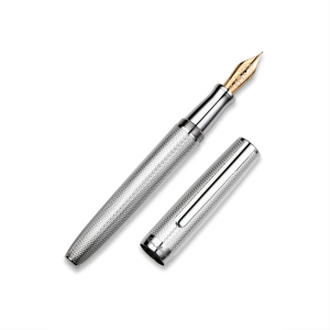 FÜLLFEDERHALTER JM STERLING SILBER 925 MIT 18 KARAT GOLDFEDER