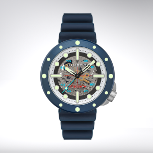 CASSINI SKELETON – Deep Blue – Automatic
