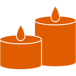Flammenlose Echtwachskerzen
